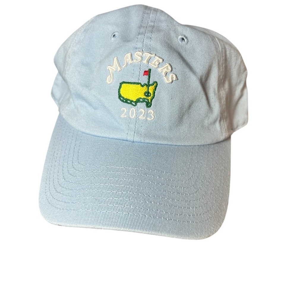 Masters 2023 Adult Men’s Cap Hat Light Blue Adjustable Golf
